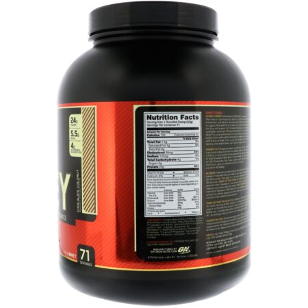 Optimum Nutrition, Soro de Leite 100% Padrão Gold, Chocolate com Coco, 5 lbs (2,27 kg) - Image 2