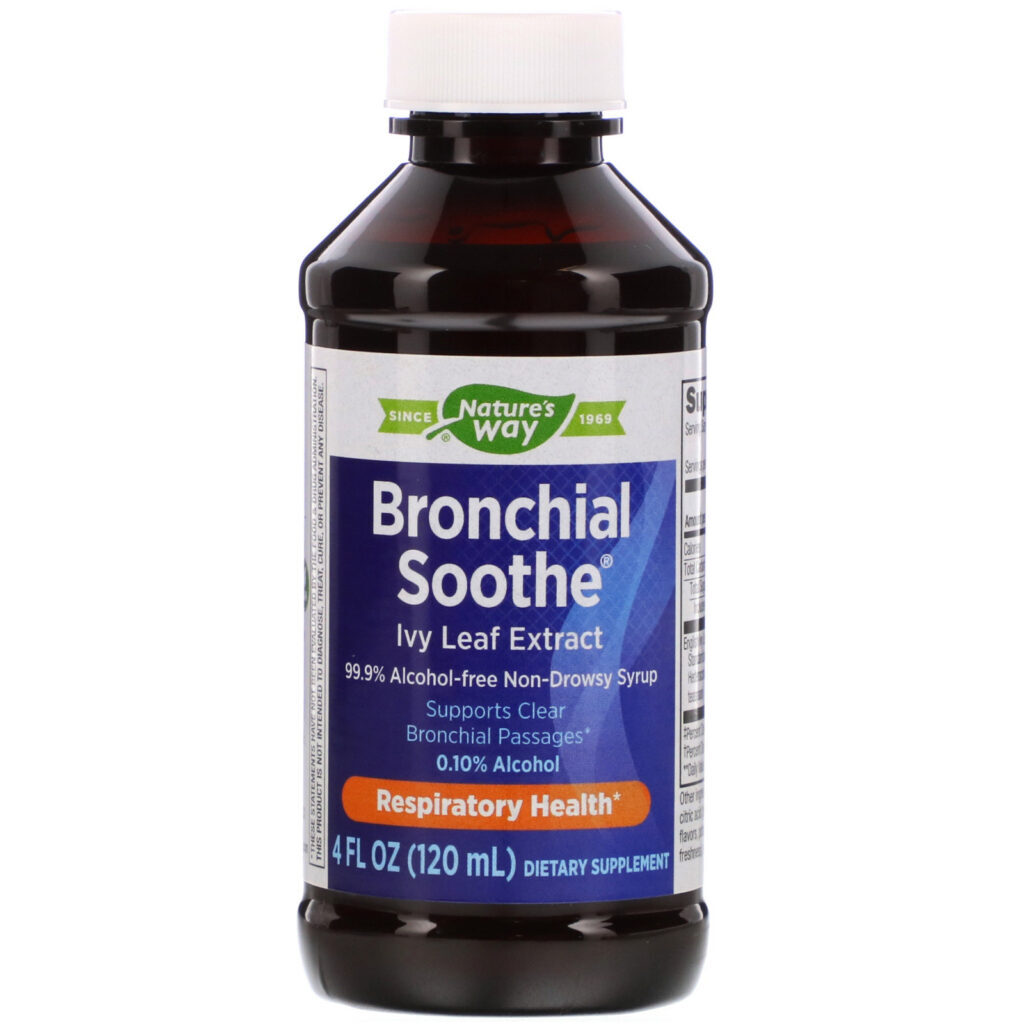 Nature's Way, Bronchial Soothe, Ivy Leaf Extract, 4 fl oz (120 ml) - Imagem 2