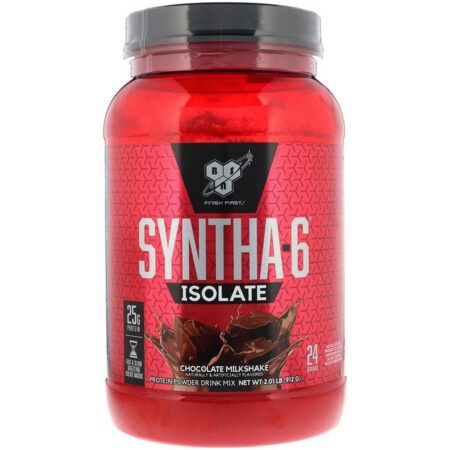 BSN, Isolado Syntha-6, Mix de Proteína em Pó para Bebidas, Milk-shake de Chocolate, 912 g (2,01 lb)