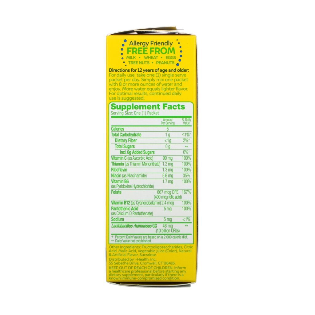 Culturelle, Probiotics, Immune Defense Packets, Mixed Berry Flavor, 20 Once Daily Single Serve Packets - Imagem 2