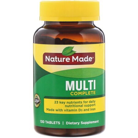 Nature Made, Multivitamínico Completo, 130 Comprimidos