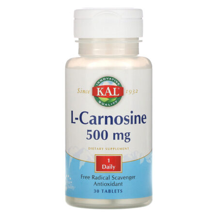 KAL, L-Carnosine, 500 mg, 30 Tablets - Image 3