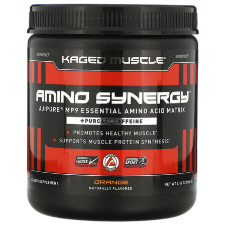 Kaged Muscle, Amino Synergy, Orange, 6.56 oz (186 g)