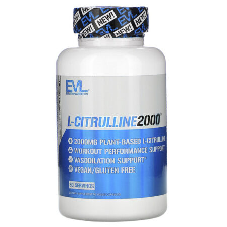 EVLution Nutrition, L-Citrulline2000, 2,000 mg, 90 Veggie Capsules