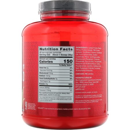 BSN, Syntha-6 Isolado, Mix para Bebida de Proteína em Pó, Sorvete de Baunilha, 4,02 lbs (1,82 kg) - Image 2