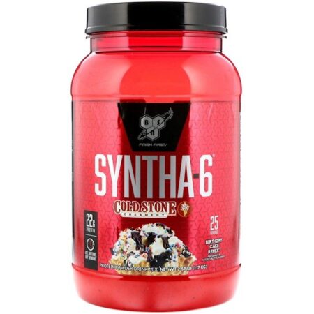 BSN, Syntha-6 Cold Stone Creamery, Birthday Cake Remix 2.59 lb (1.17 kg)