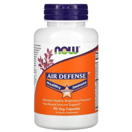 Now Foods, Air Defense Healthy Immune com PARACTIN, 90 Cápsulas Vegetais