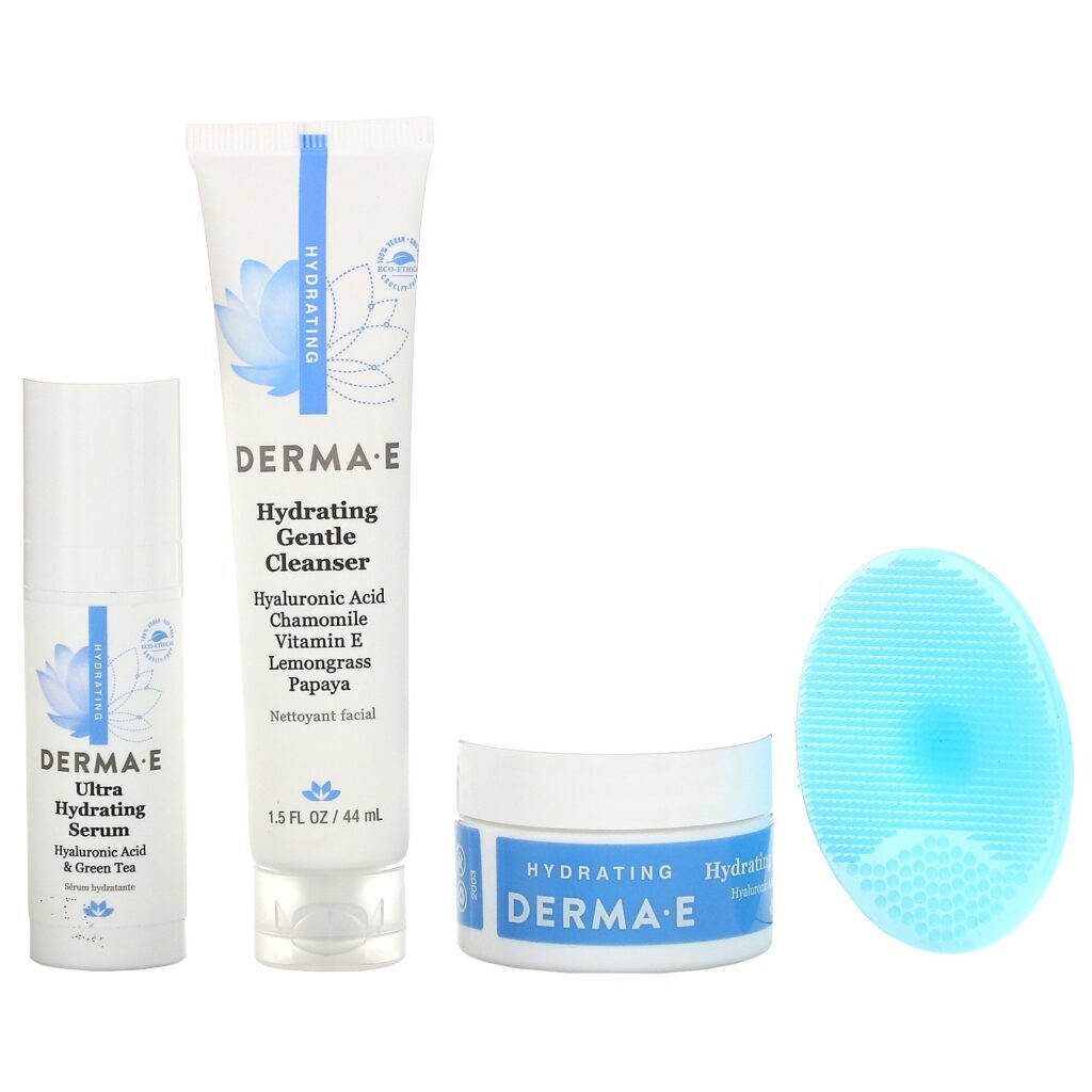 Derma E, Hydrating on the Go, Clean Beauty Travel Kit, 5 Piece Kit - Imagem 3