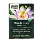 Comprar Gaia Herbs Ch de Ervas Dormir e Relaxar Sem Cafe na