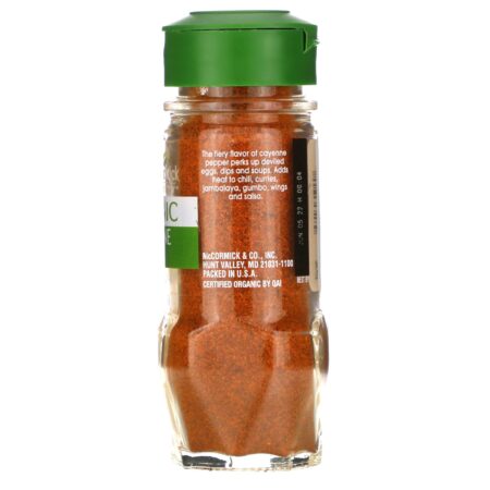 McCormick Gourmet, Organic, Cayenne Pepper, 1.5 oz (42 g) - Image 2