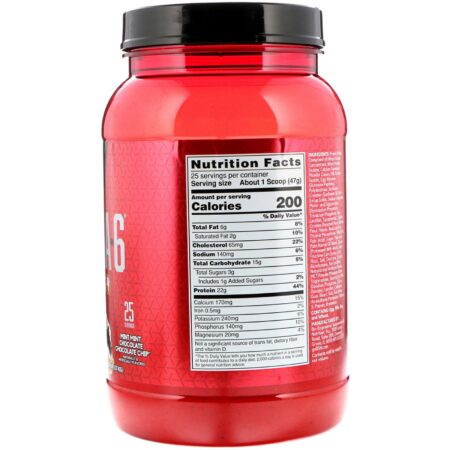 BSN, Syntha-6, Cold Stone Creamery, Sabor de Hortelã e Pedaços de Chocolate, 1,17 kg (2,59 lb) - Image 2