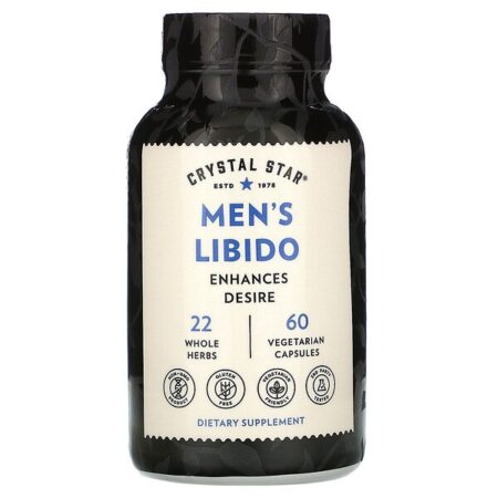 Crystal Star, Libido Masculina, 60 Cápsulas Vegetarianas