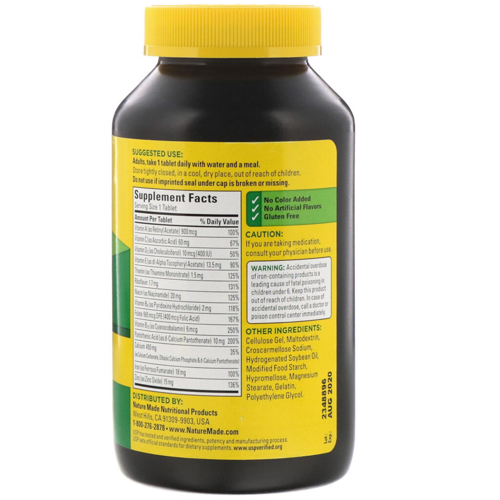 Nature Made, Multi, Daily, 300 Tablets - Imagem 2