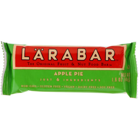 Larabar, The Original Fruit & Nut Food Bar, Apple Pie, 16 Bars, 1.6 oz (45 g) Each - Image 4