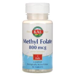 KAL, Metil Folato, 800 mcg, 90 comprimidos