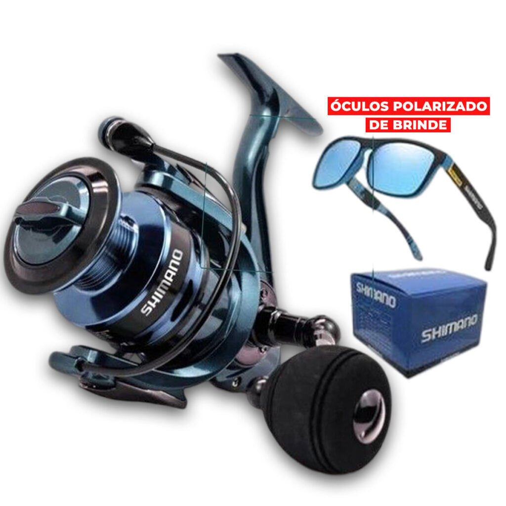 Molinete Shimano 5.5:1 16kg Drag - Imagem 8