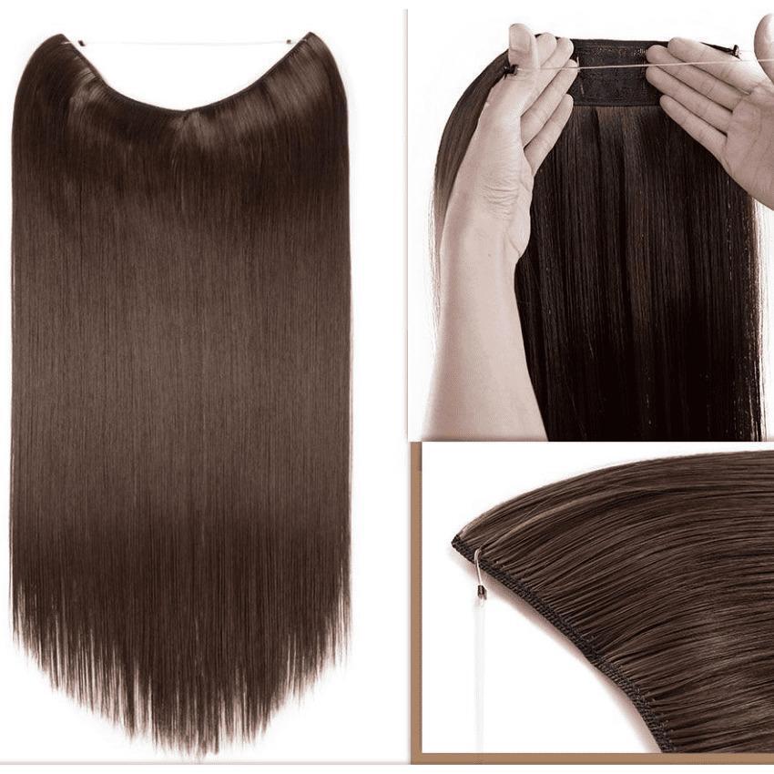 Aplique Mágico de Cabelo Fio Invisível - Imagem 5
