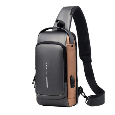 Bolsa de Ombro Antifurto com Carregamento USB - Imagem 2