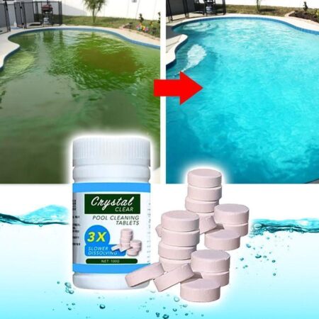 Cápsula para Limpeza e Clareamento de Piscinas - Pastilhas Contra a Água Verde - Imagem 2