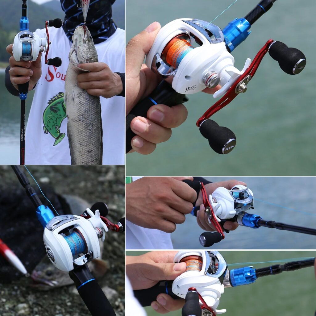 Carretilha de Pesca 18 Rolamentos Sufish - Imagem 4