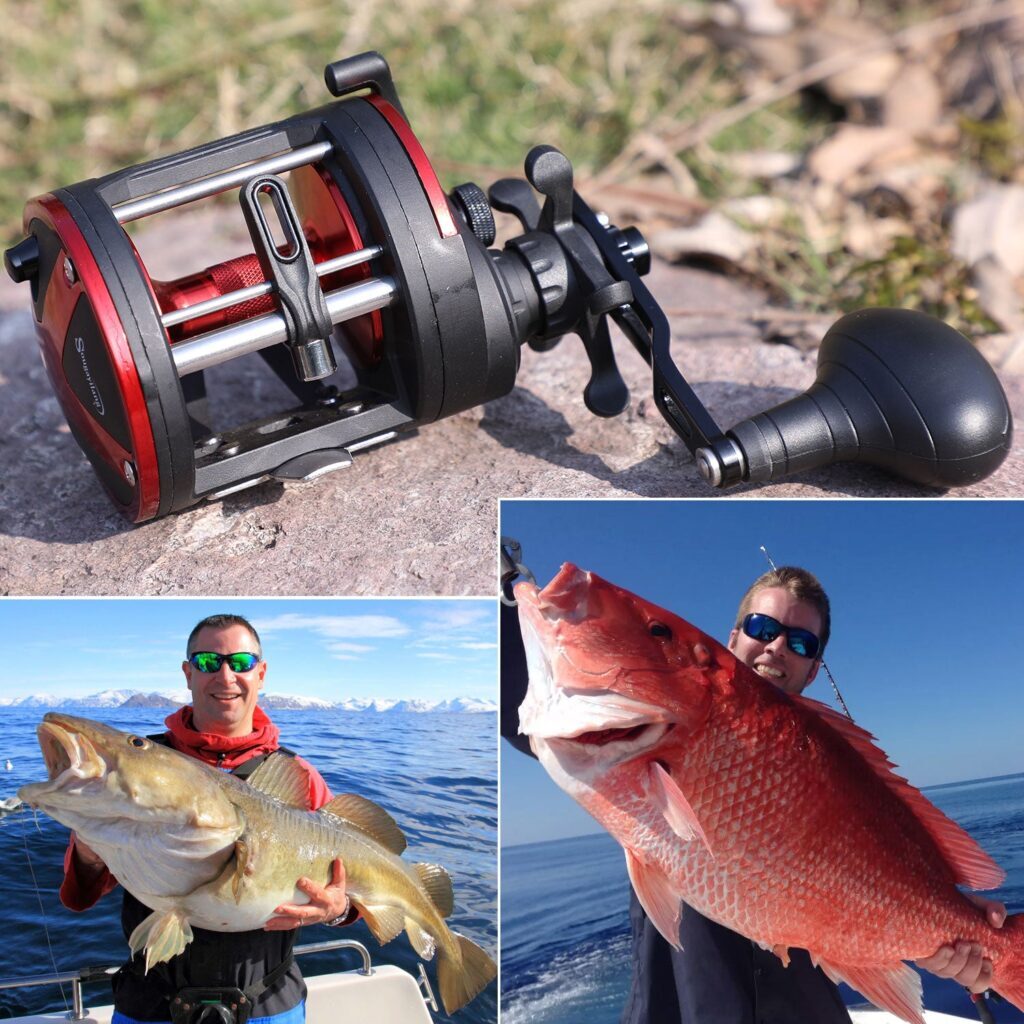 Carretilha de Pesca Perfil Alto - 25kg Max Drag 3+1 Rolamentos - Sougayilang - Imagem 4