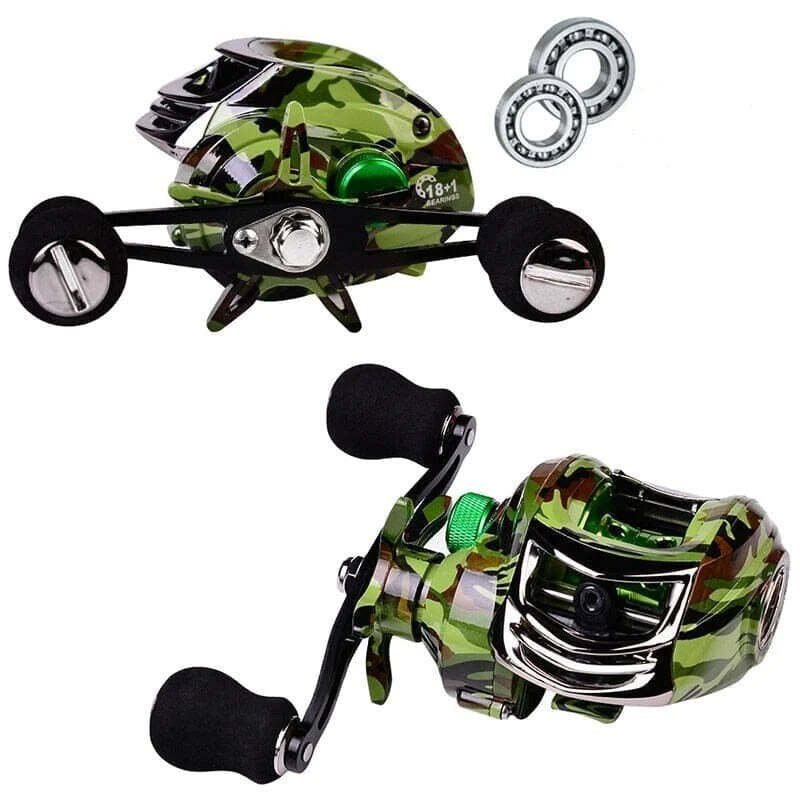 Carretilha de Pesca com 19 Rolamentos e Drag 10Kg - Imagem 7