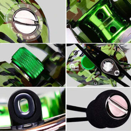 Carretilha de Pesca com 19 Rolamentos e Drag 10Kg - Imagem 5