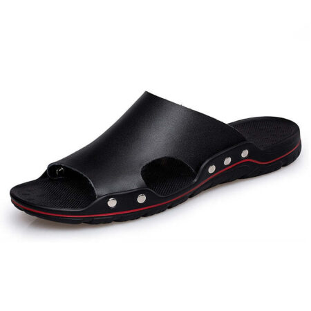 Chinelo de Couro Ortopédico com Sola Antiderrapante — foto 11