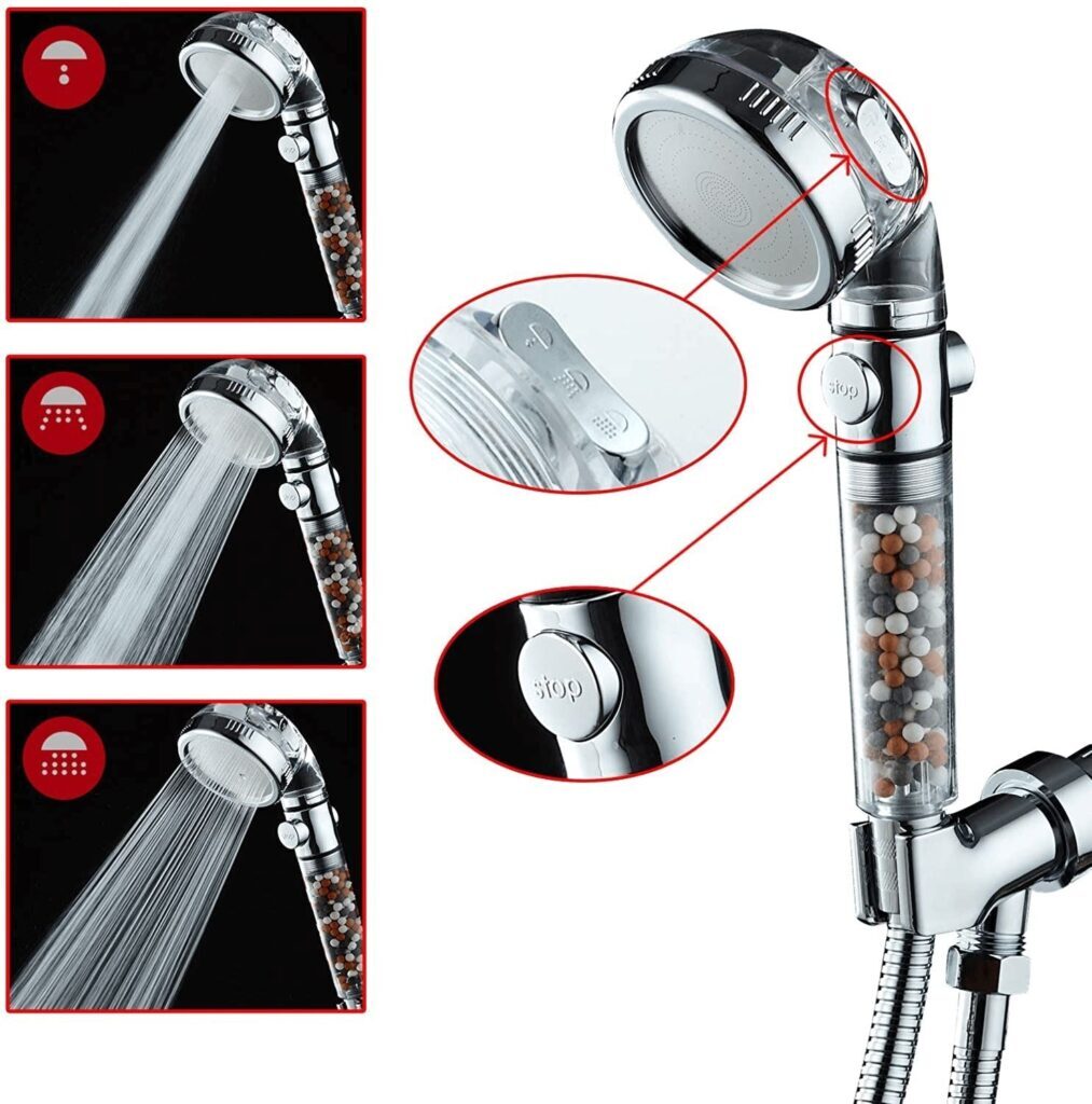 Chuveiro de Alta Pressão com Filtragem Iônica - Modern Shower - Imagem 5