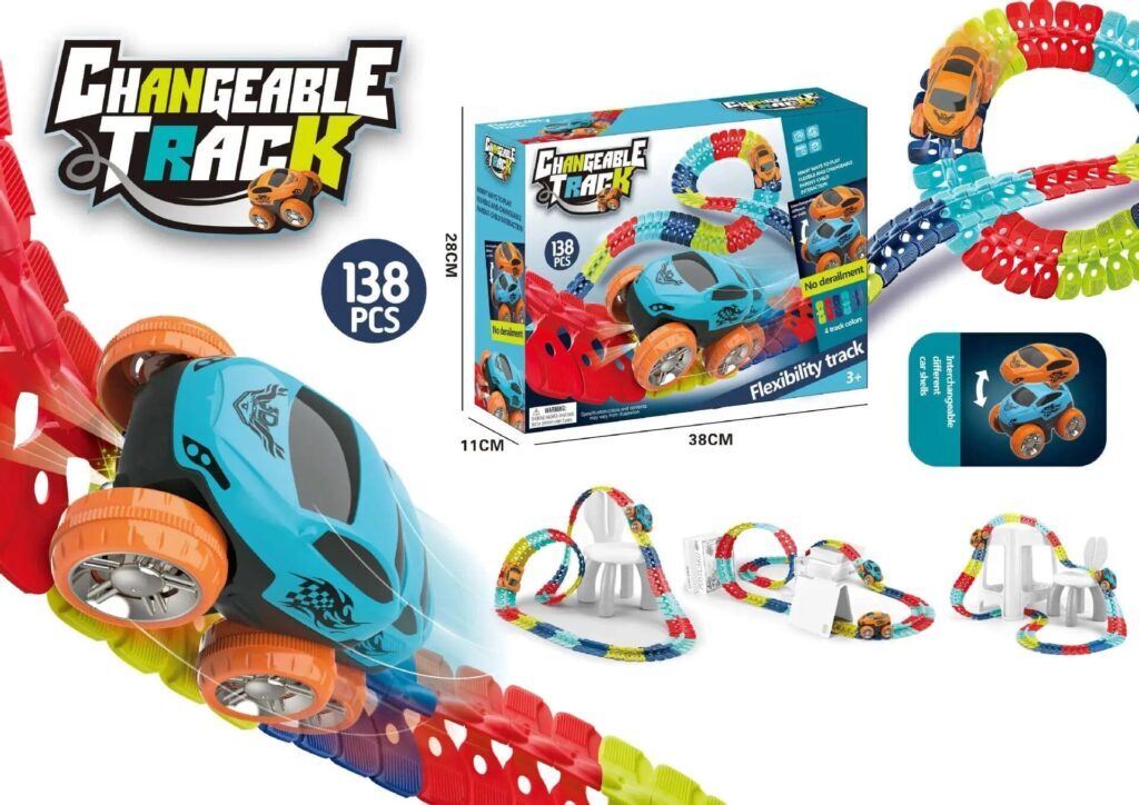 Conjunto de Pistas de Carro Antigravidade - GoTrack - Imagem 8
