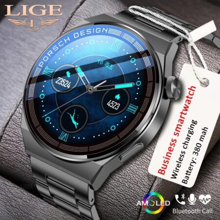 Smartwatch Masculino Lige Nfc Call Sports Bluetooth