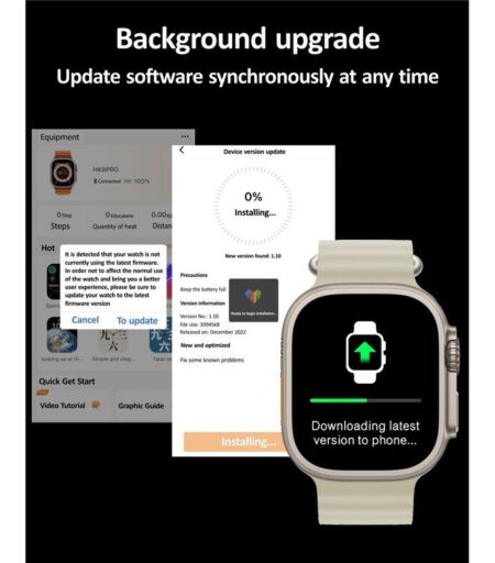 Relógio Inteligente Hk8 Pro+49 Mm Nfc Ip68 À Prova D'água - Image 3