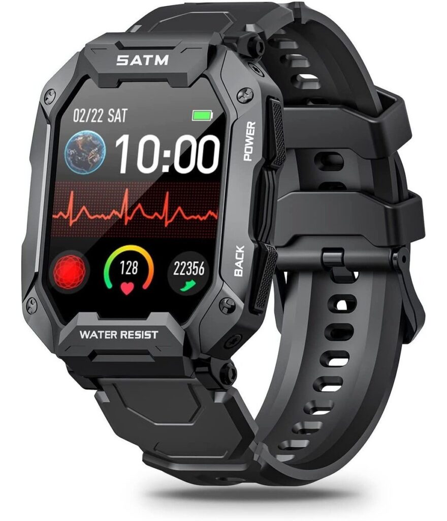 Rastreador De Condicionamento Físico Tático Smartwatches 5at - Imagem 9