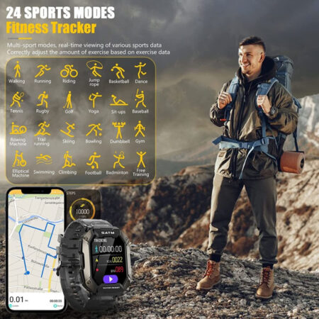 Smartwatch Fitness 5atm Masculino - Imagem 6