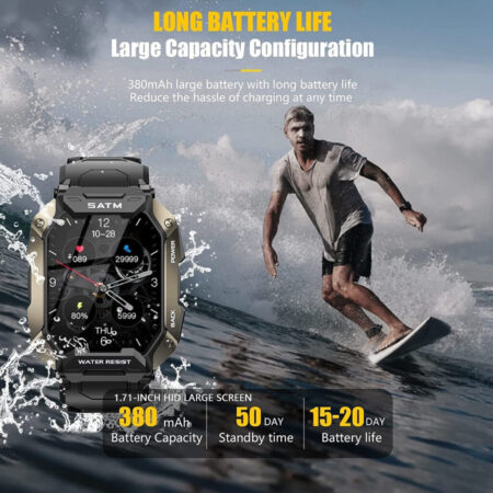 Smartwatch Fitness 5atm Masculino - Imagem 8