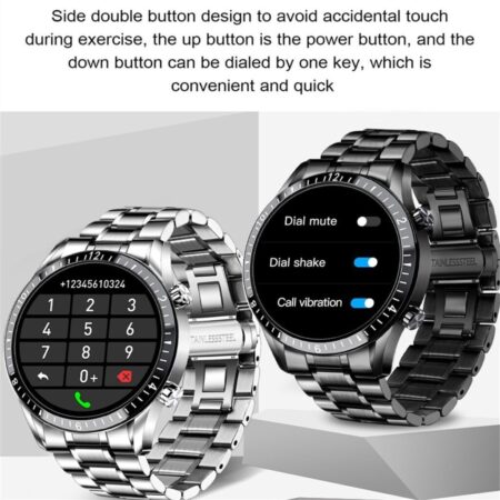 Smartwatch Luxo À Prova D'água Lançamento Casual - Imagem 6