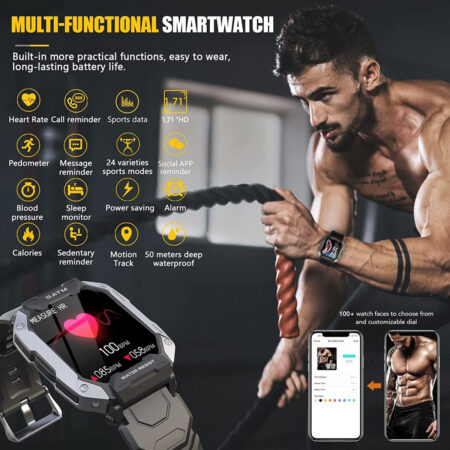 Smartwatch Fitness 5atm Masculino - Image 5