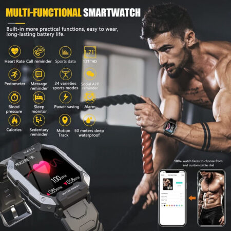 Smartwatch Fitness 5atm Masculino - Imagem 5