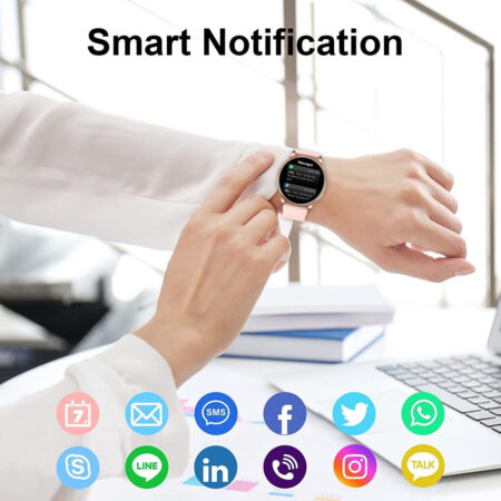 Relógio inteligente para telefones Android iOS (Receber/Fazer  chamadas,46mm,Bluetooth) Relógios inteligentes com step sleep tracker,  lembrete de mensagem de aplicativo, controle de música, relógio inteligente  à prova d'água IP67 para homens (azul)