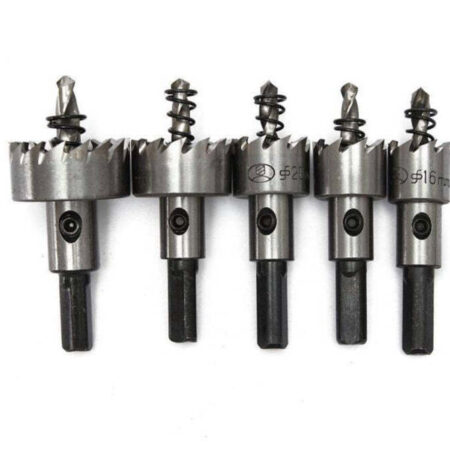 Kit 5 Brocas Serra Copo Titânio Binox para Ferro Aço Metal - Imagem 4