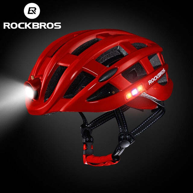 Capacete Ciclismo com Lanterna Profissional Masculino/Feminino RockBros - Imagem 7