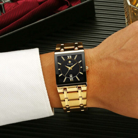 Relógio Masculino Gold Watch — foto 2
