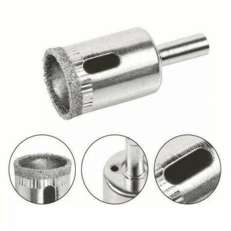 Kit 10 Bicos de Furo Diamantados Brocas Serra Copo - Imagem 3