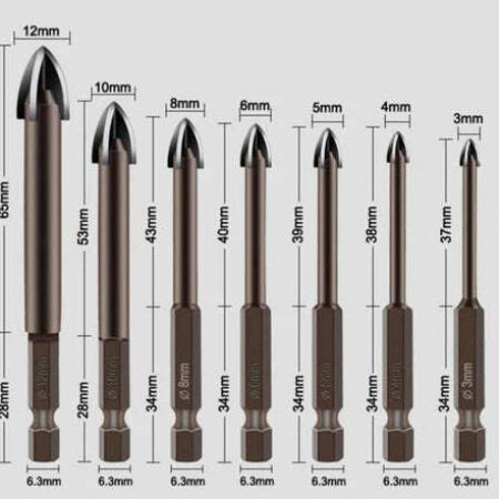 Kit 7 Brocas Indestrutíveis Universal Max Drill - Imagem 2