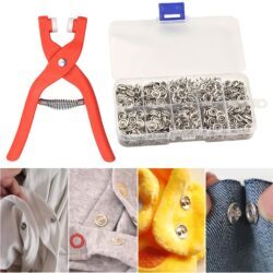 Kit Alicate Fixador + 400 Botões de Pressão – SnapFix