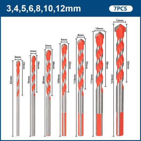 Kit Completo Brocas Diamantada Super Drill - Imagem 5