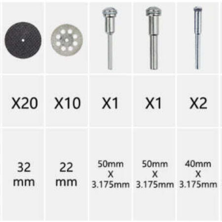 Kit Discos de Corte Diamantados 42 Peças - Imagem 4