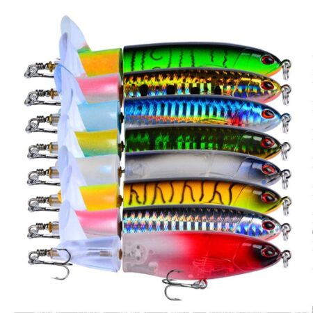 Kit Iscas Artificiais Giratória para Pesca - Compre 6 Leve 8 - Imagem 2