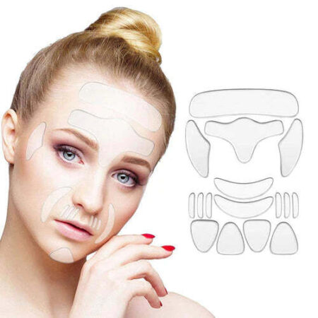 Kit com 16 Adesivos para Rugas e Linhas de Expressão Reutilizável - Facial, Pescoço e Colo - Imagem 3