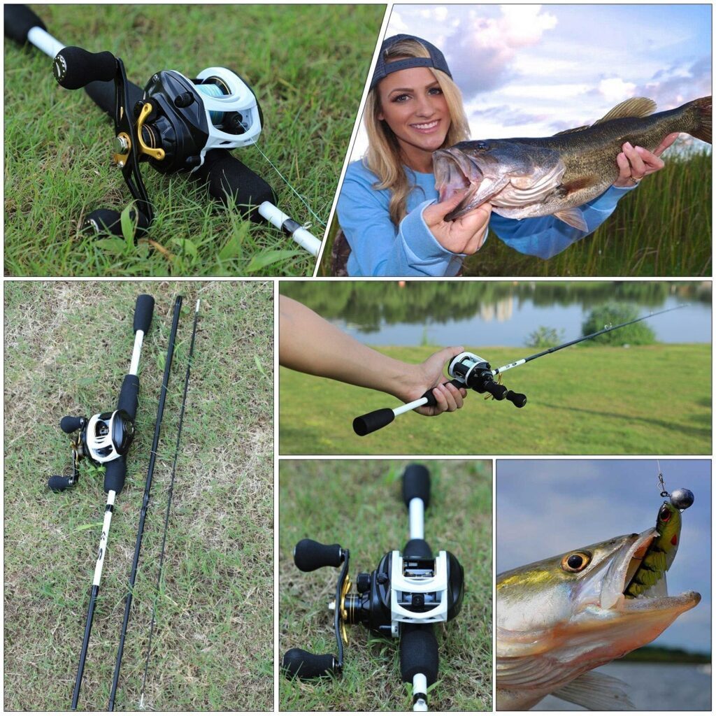 Kit de Pesca Carretilha Premium 10 Rolamentos + Vara Premium - Imagem 5